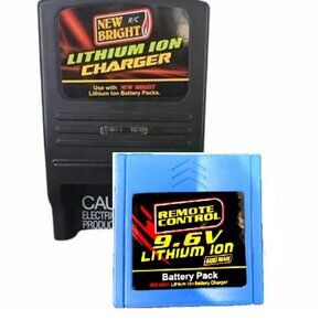 1 x Combo New Bright 9.6v / 600 mah Battery and Charging for New Bright RC Truck